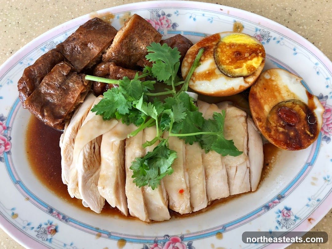 Chicken and Braised Tofu with Eggs