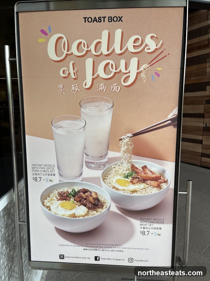 Toast Box Oodles of Joy Promotion