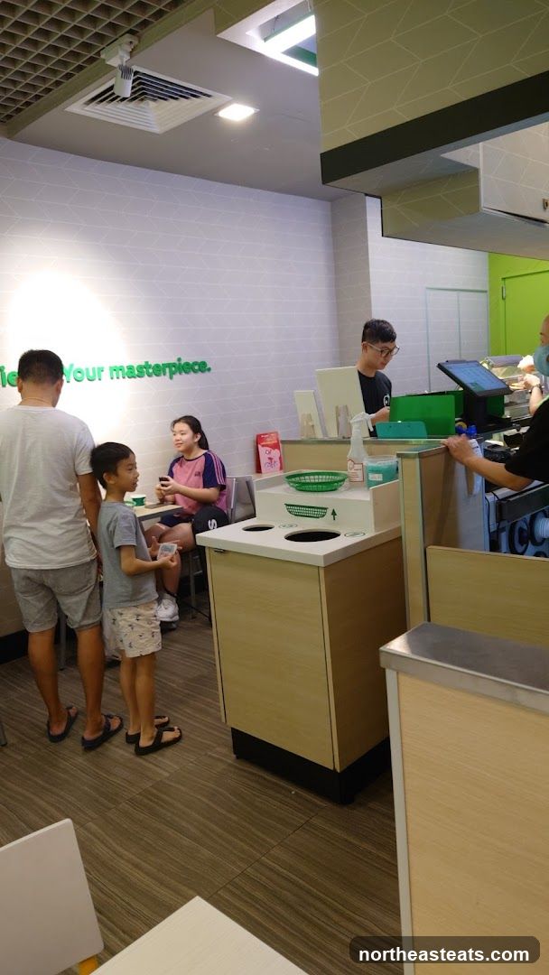 Customers at a counter