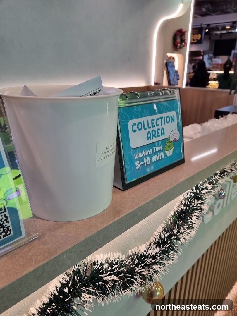 Collection Area Sign