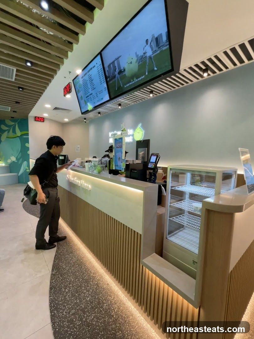 Bubble Tea Shop Counter
