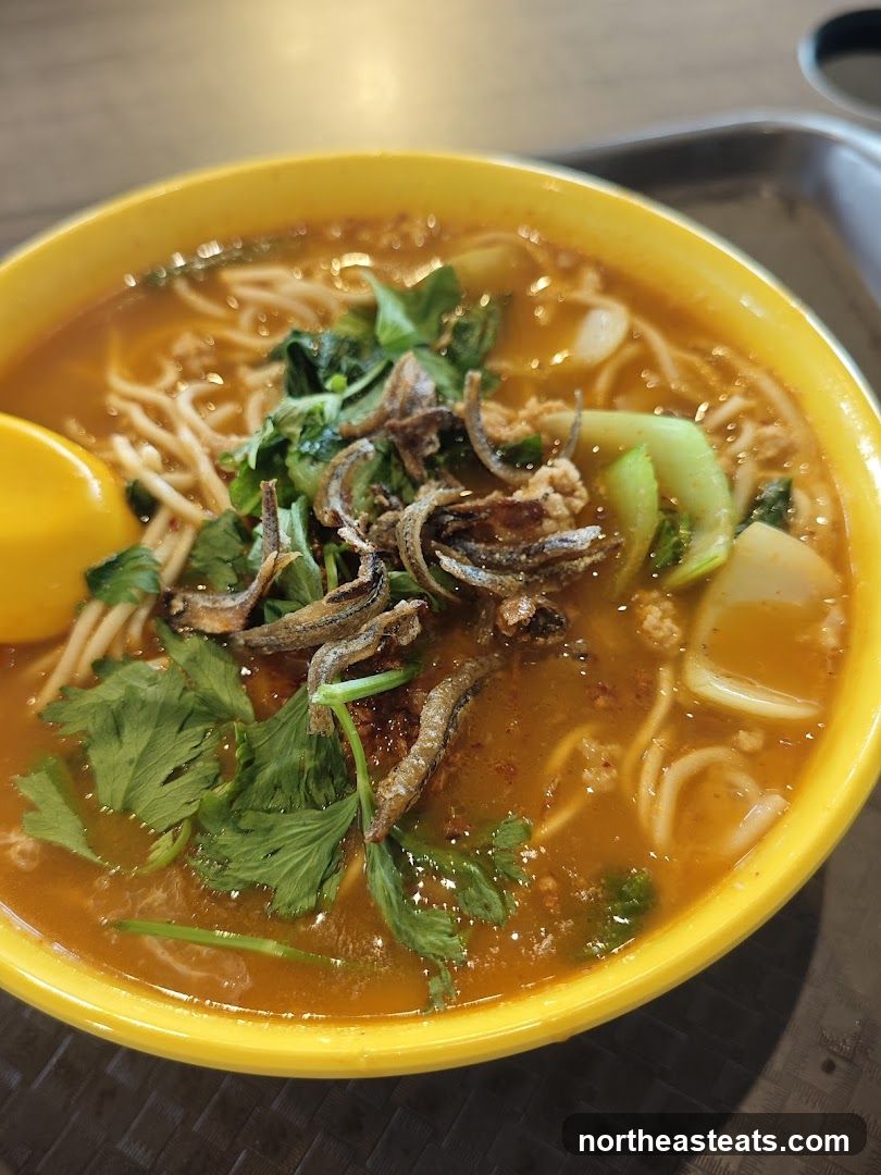 Noodle Soup with Anchovies