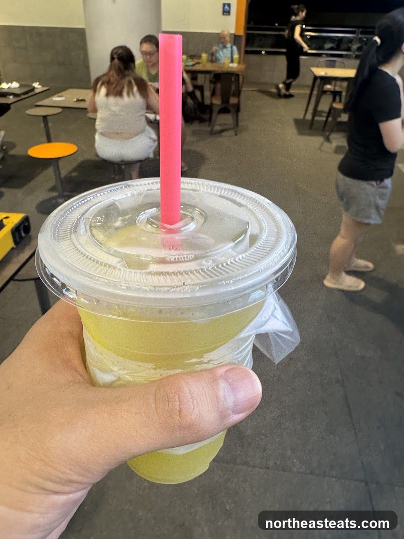 Person holding a drink