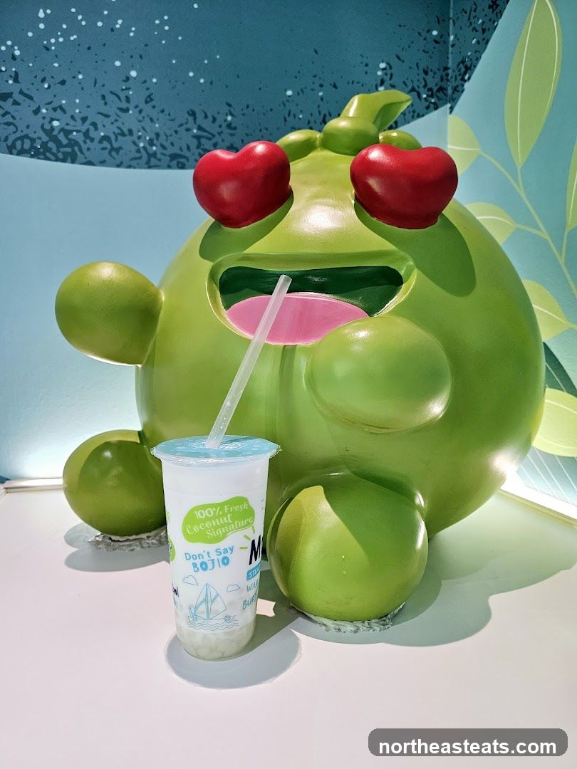 Coconut Drink with Mascot
