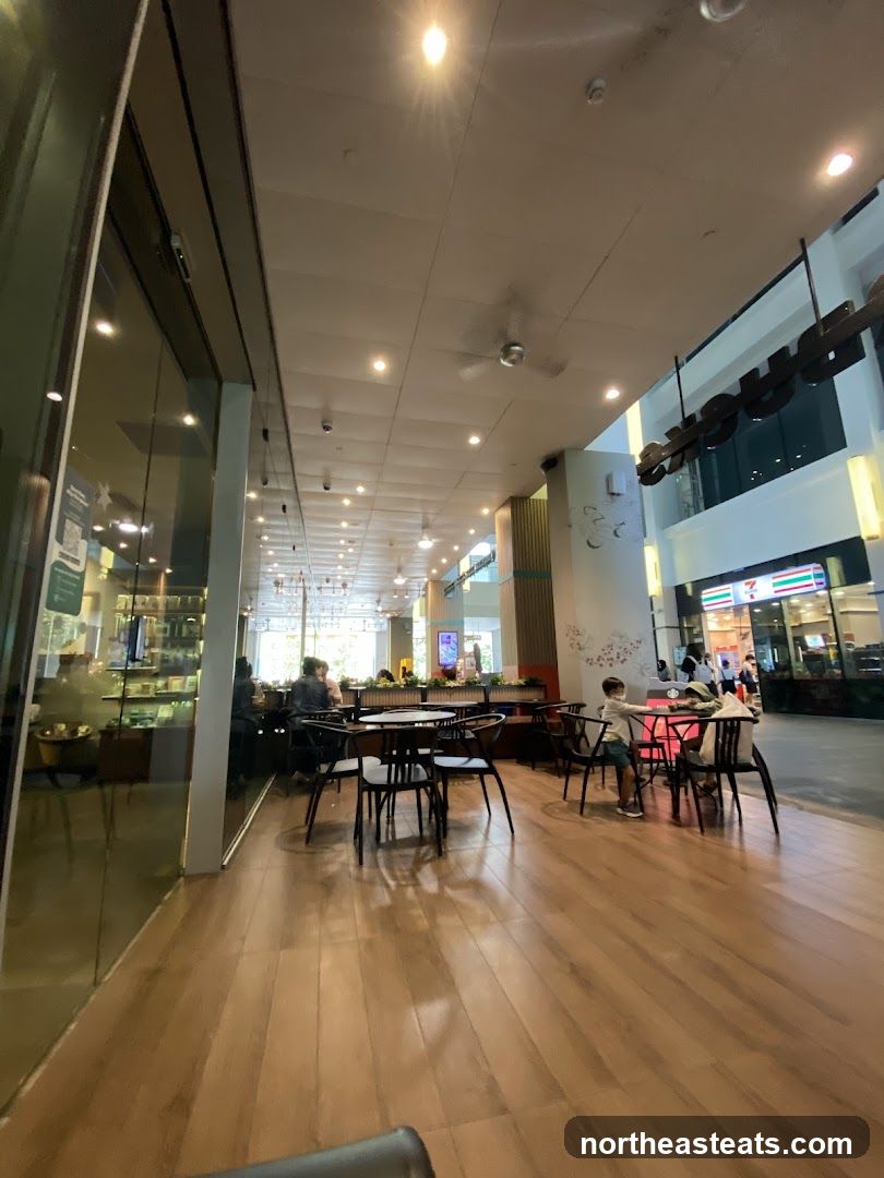 Cafe Interior with Outdoor Seating