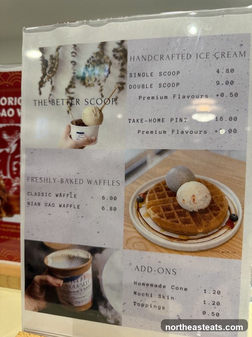 The Better Scoop Menu