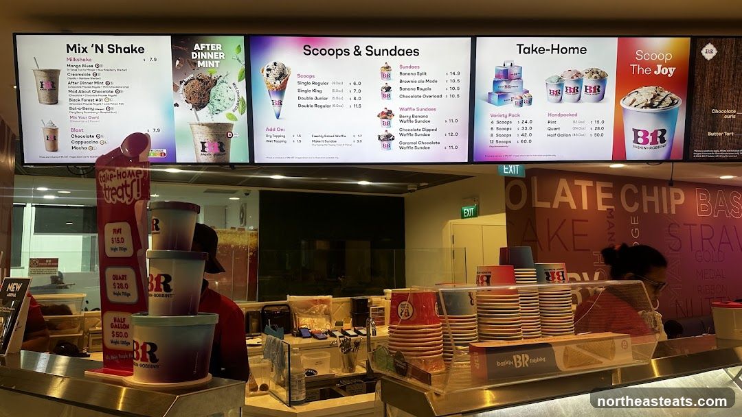 Baskin Robbins Menu