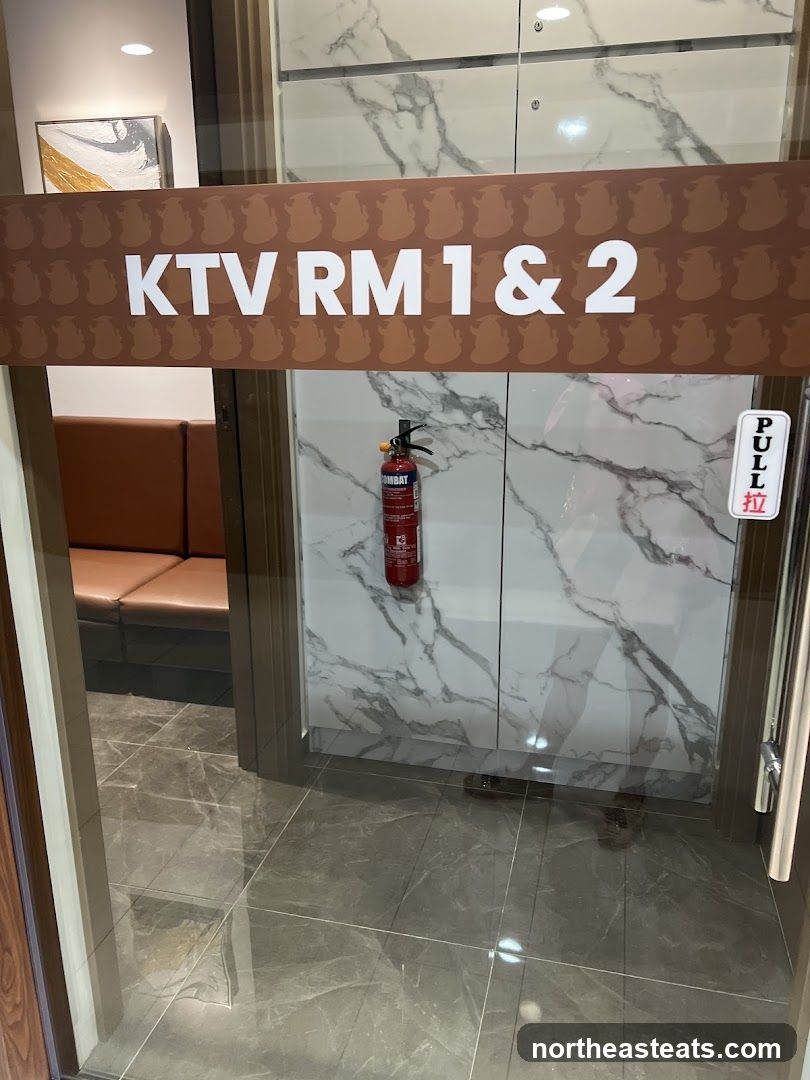 KTV Room Entrance