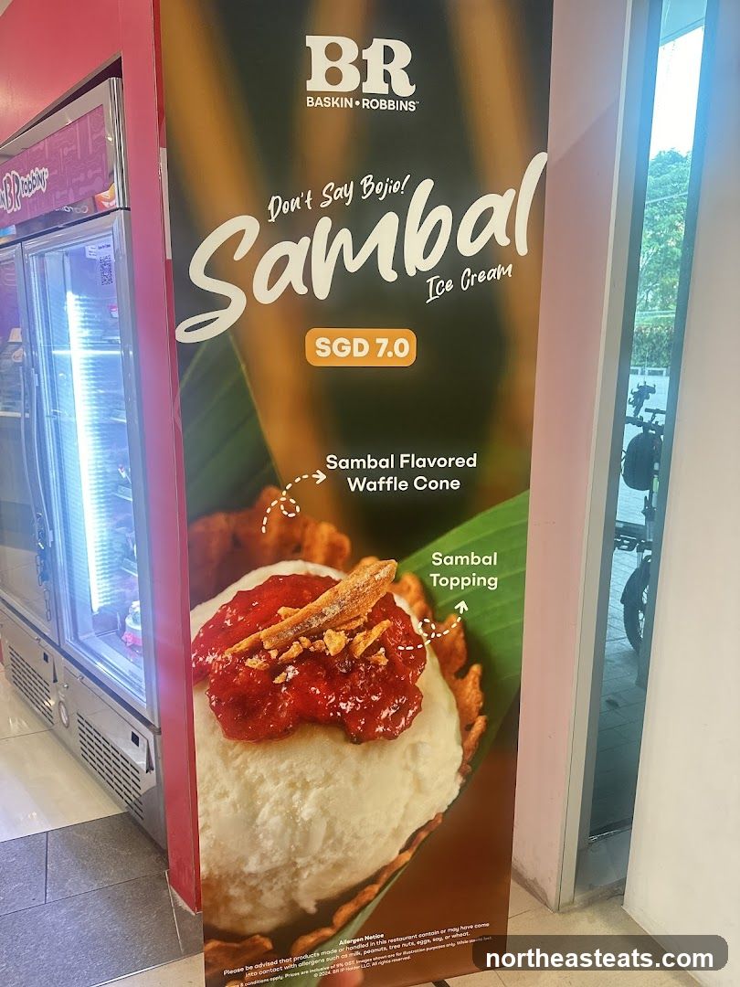 Baskin Robbins Sambal Ice Cream Promotion