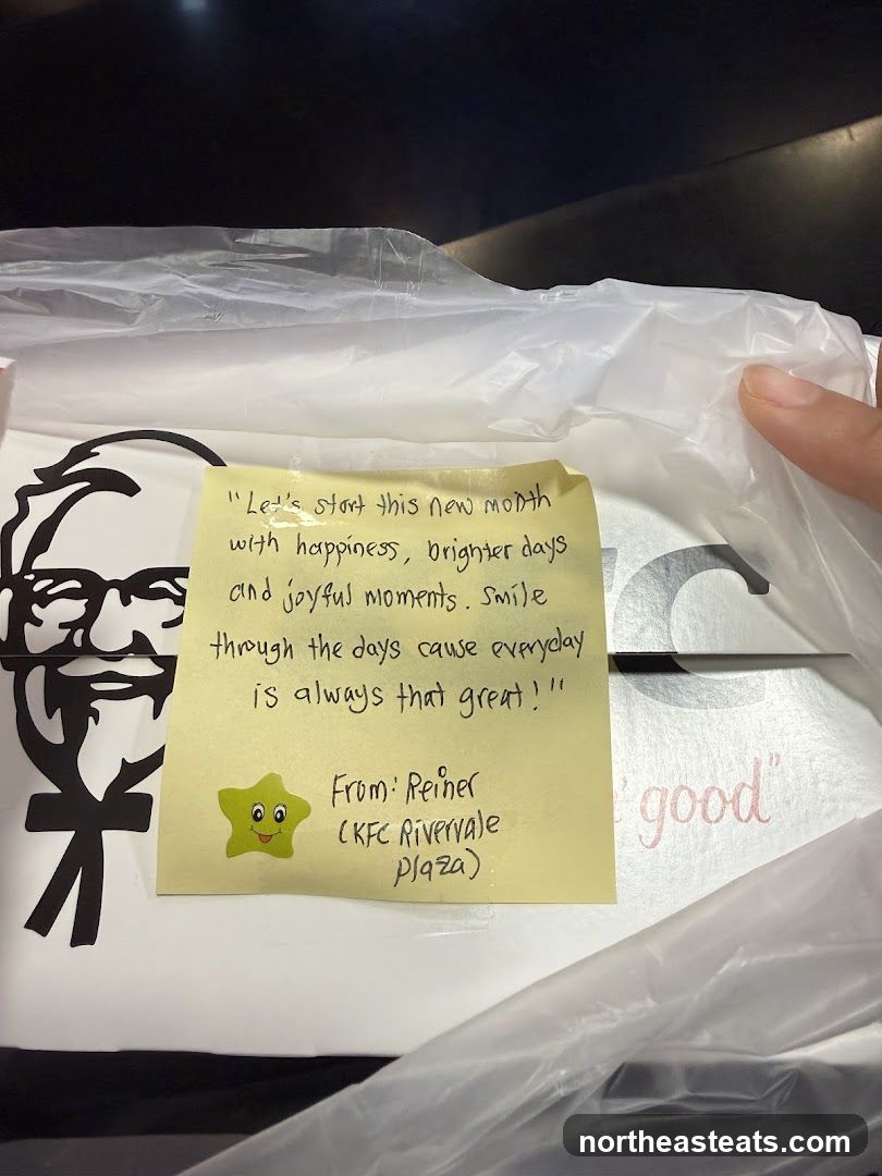 KFC Bag with Note