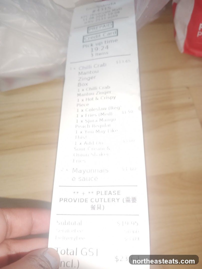 Foodpanda Receipt