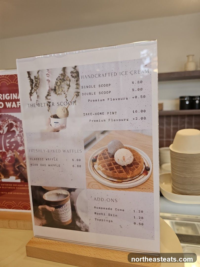 The Better Scoop Menu