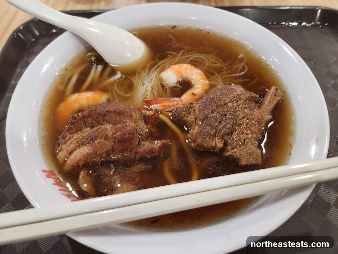 Pork Rib Noodle Soup