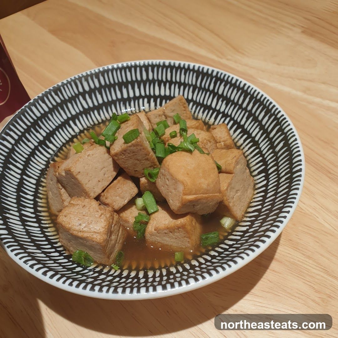 Braised Tofu with Scallions
