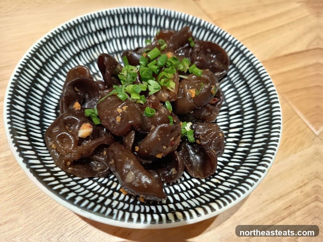 Wood Ear Mushroom Salad