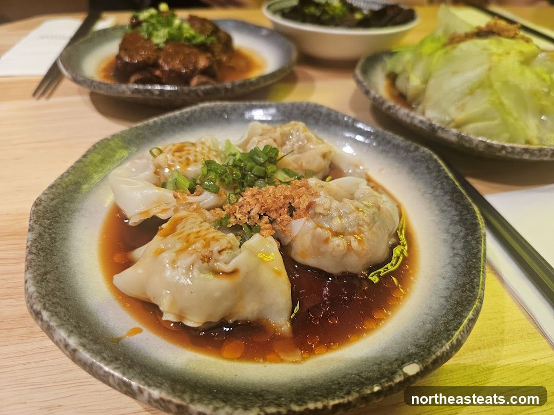 Dumplings with Sauce