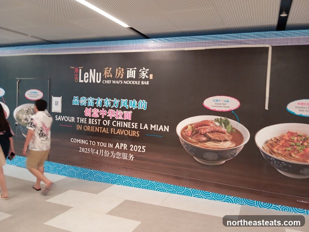 LeNu Chef Wai's Noodle Bar Advertisement