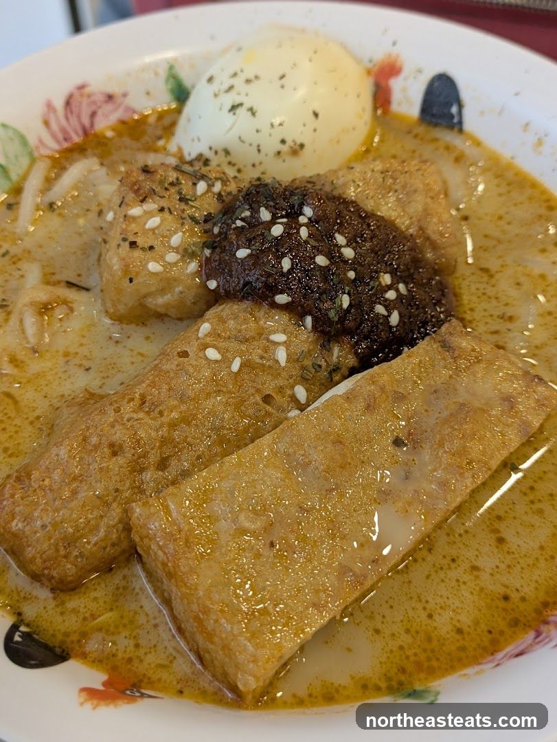 Laksa with Egg and Tofu