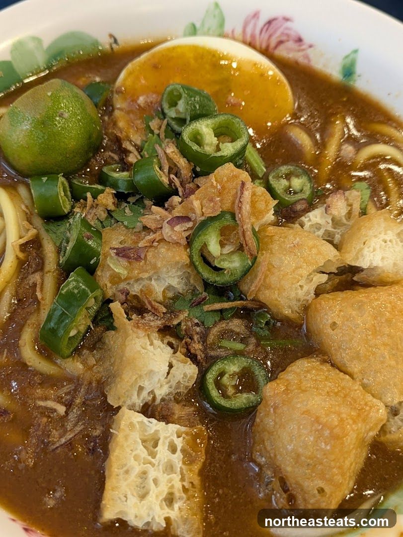 Noodle Soup with Egg and Chili