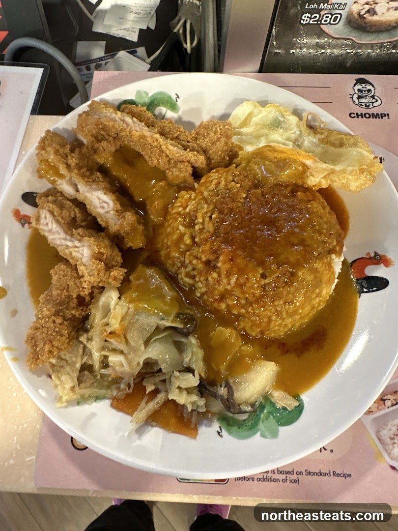 Curry Rice with Fried Chicken