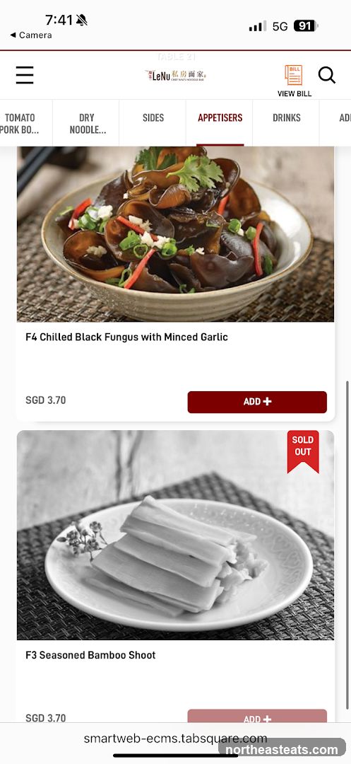 LeNu Appetisers