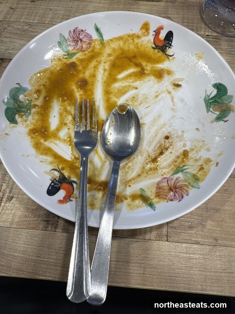 Dirty Plate with Utensils
