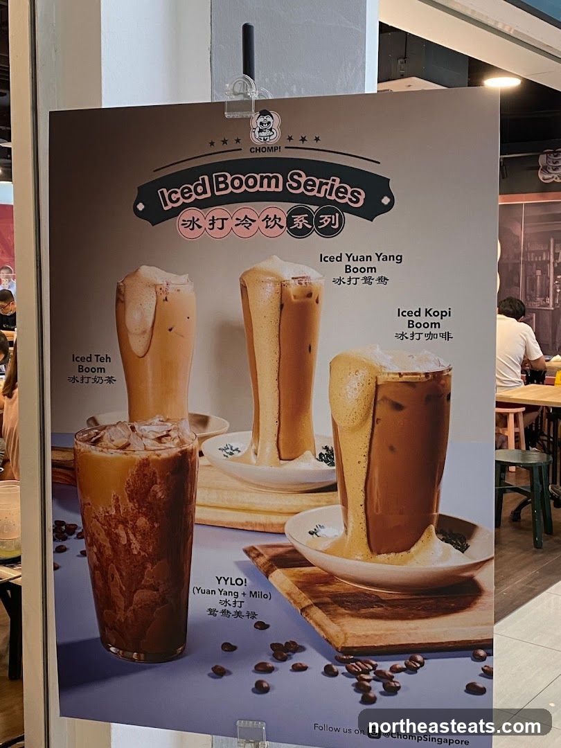 Iced Boom Series Menu