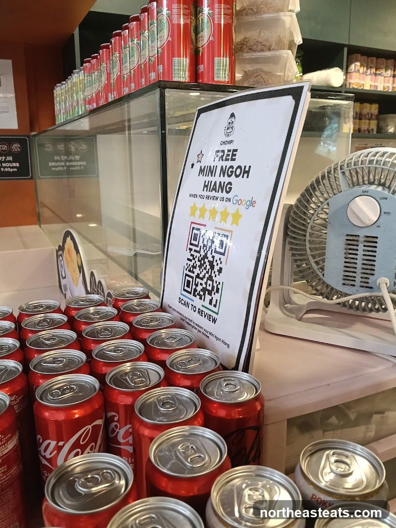Promotional Sign and Canned Drinks