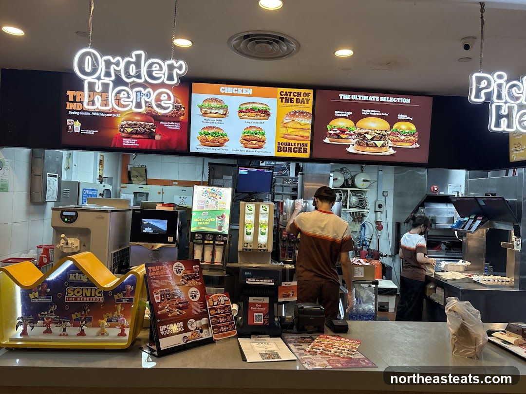 Fast Food Restaurant Counter