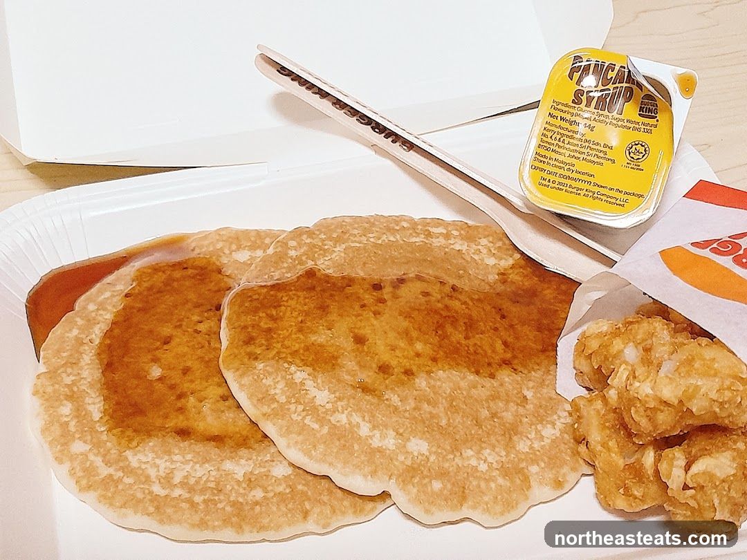 Burger King Pancakes and Hash Browns