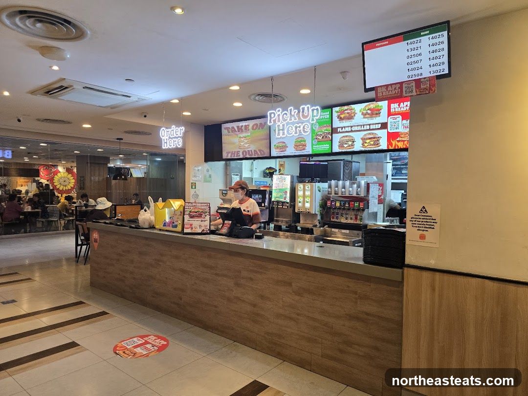 Burger Restaurant Counter