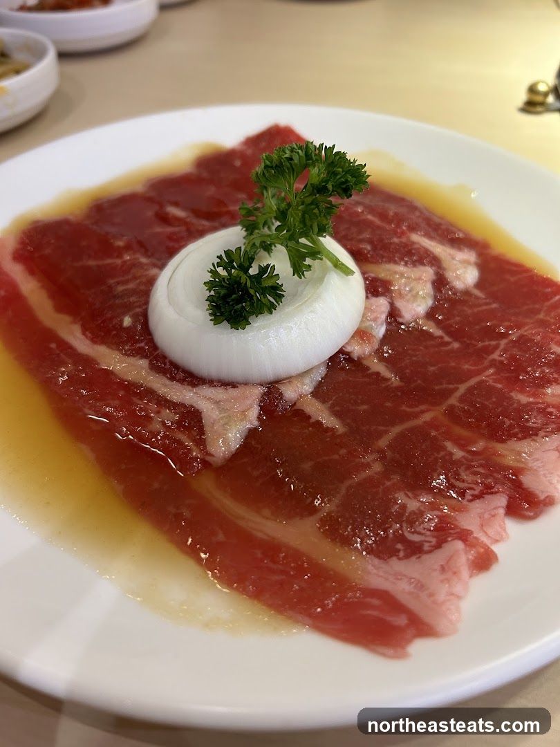 Thinly Sliced Raw Beef