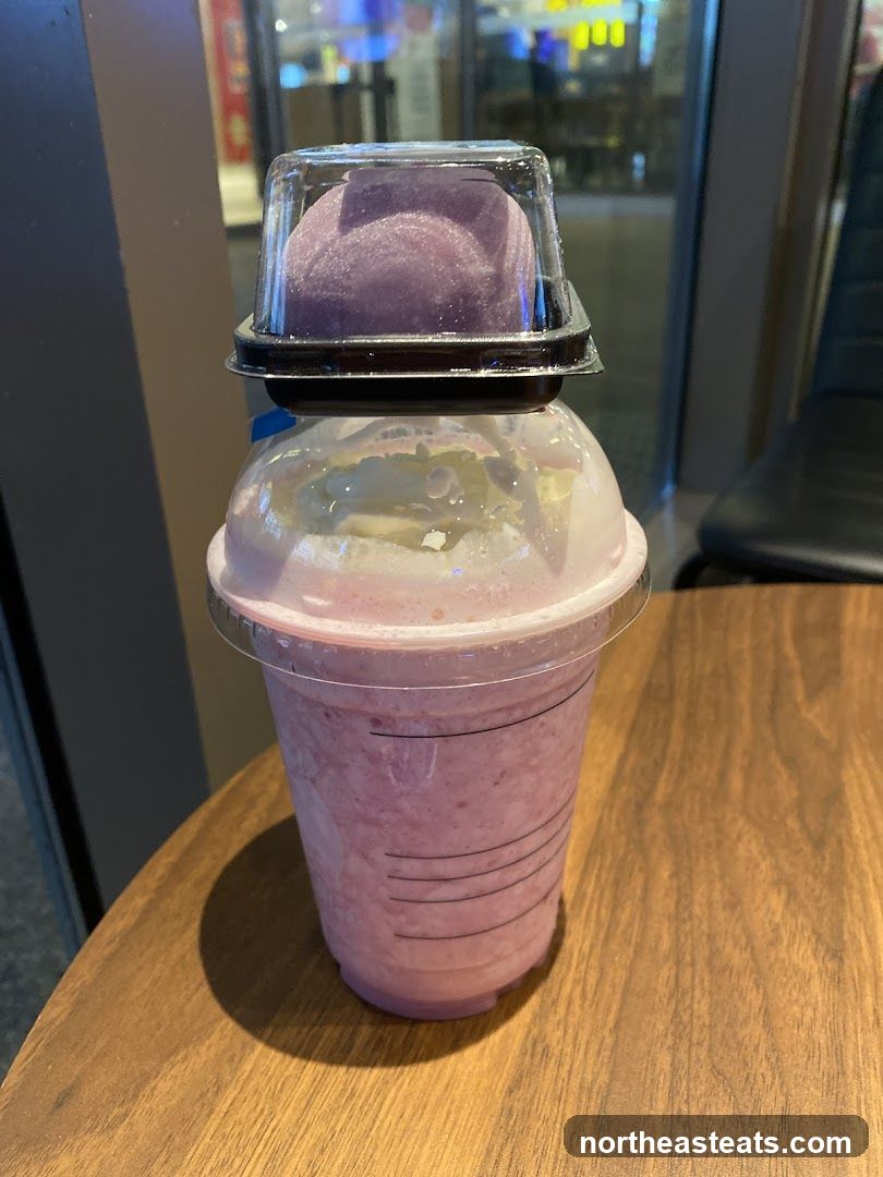 Pink Frappuccino with Mochi