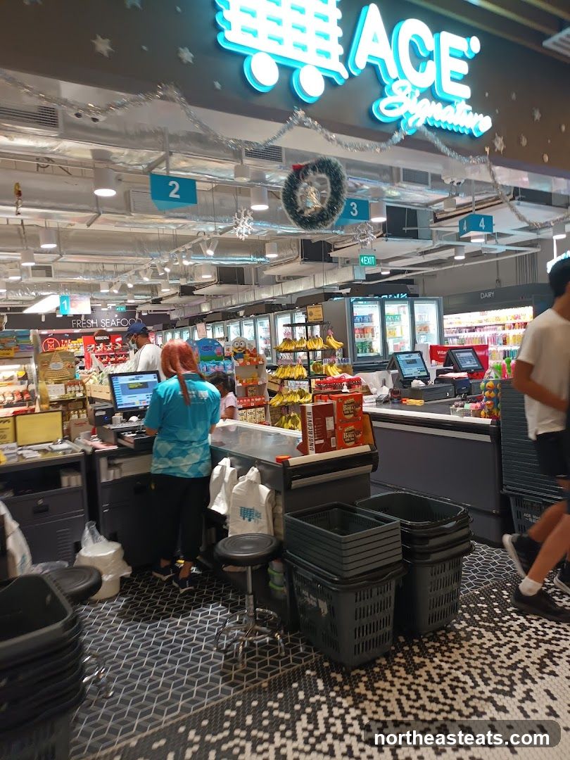 Supermarket Checkout Area