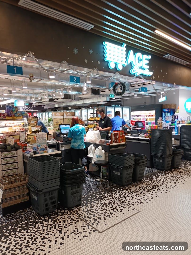Checkout Area in a Supermarket