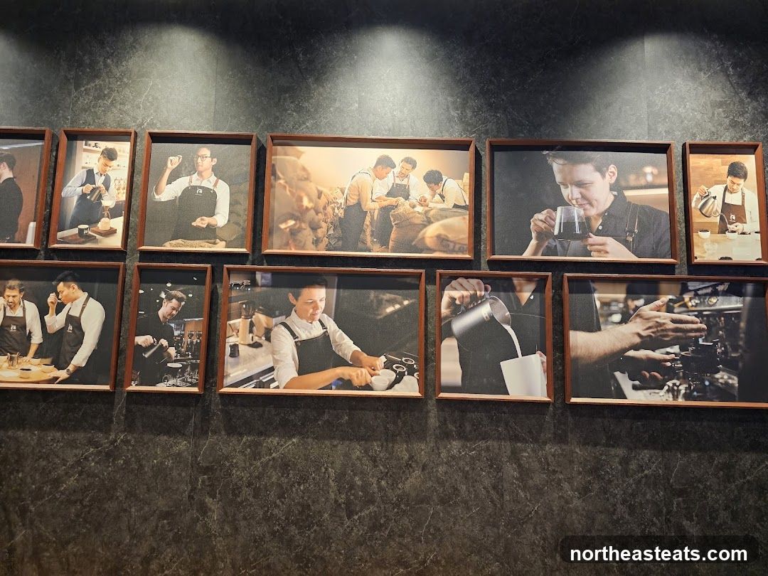 Coffee Making Process Display