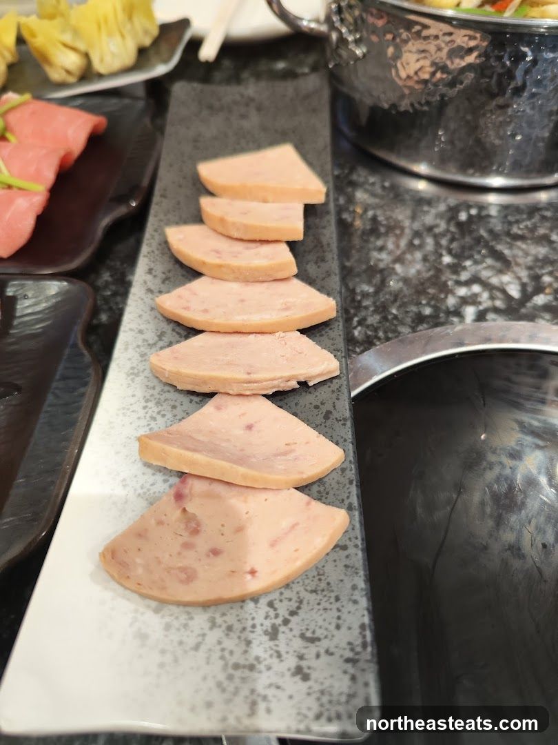 Sliced Ham on a Platter