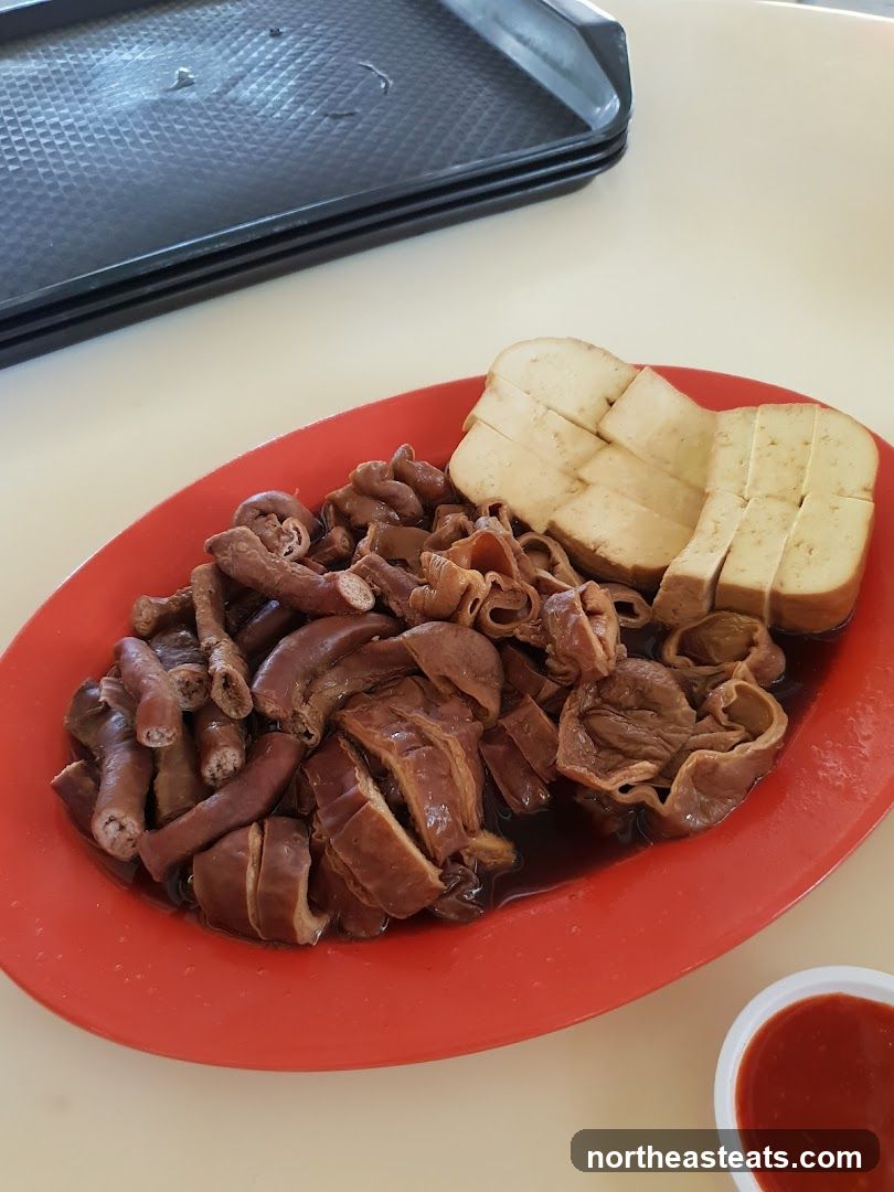 Braised Intestines and Tofu