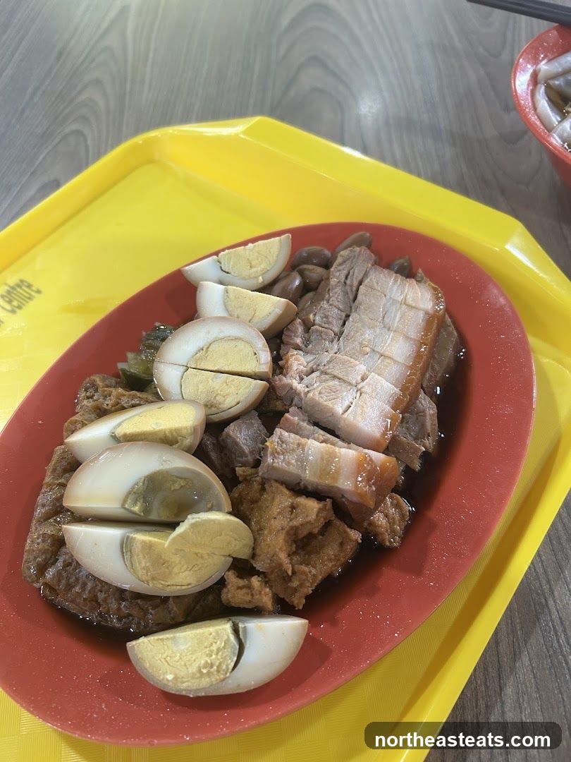 Braised Pork Belly with Eggs and Tofu