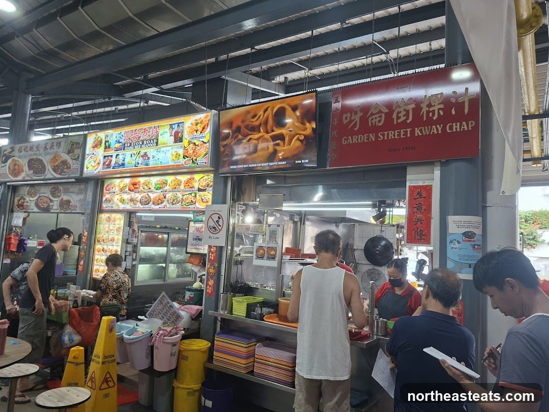 Food Stall with Menu Boards