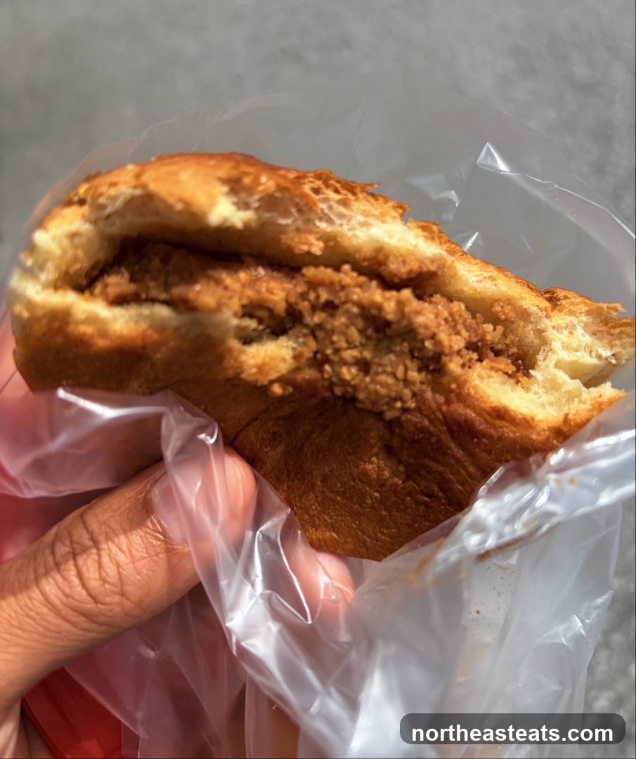 Peanut-filled pastry