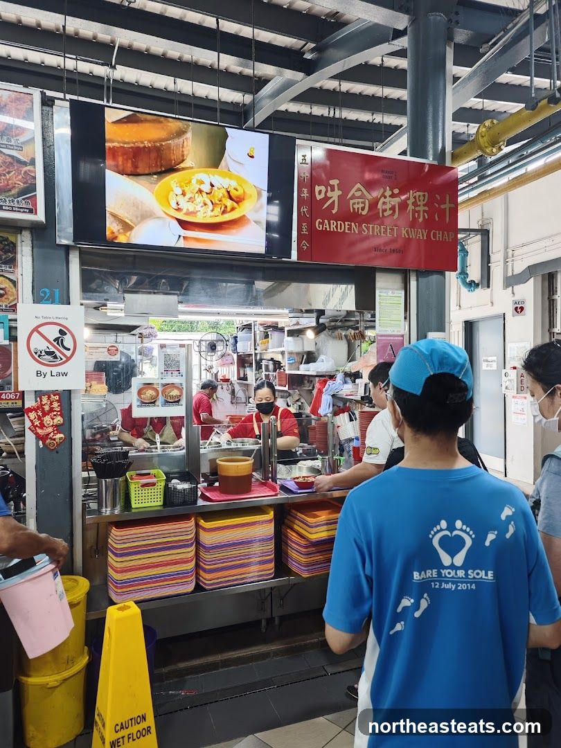 Food Stall with Signage
