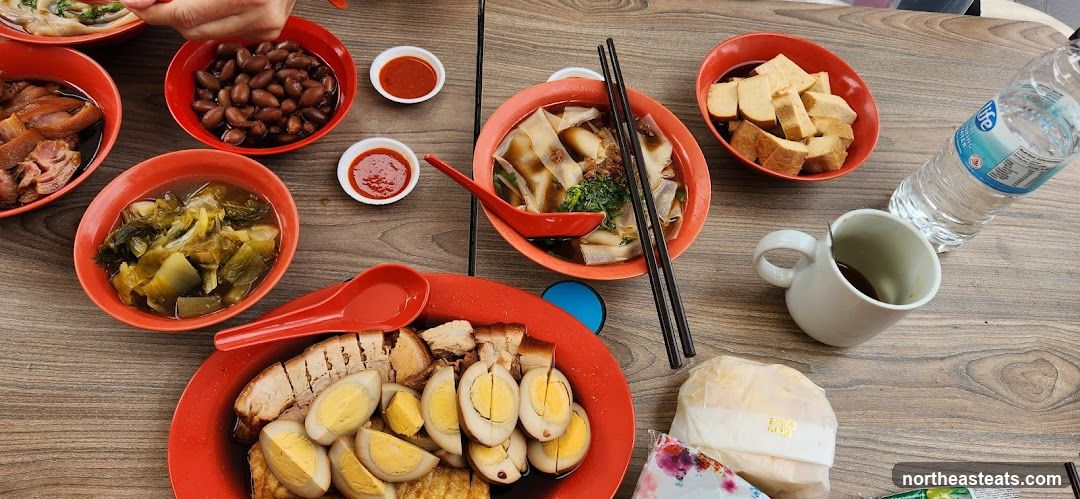 Table with various dishes