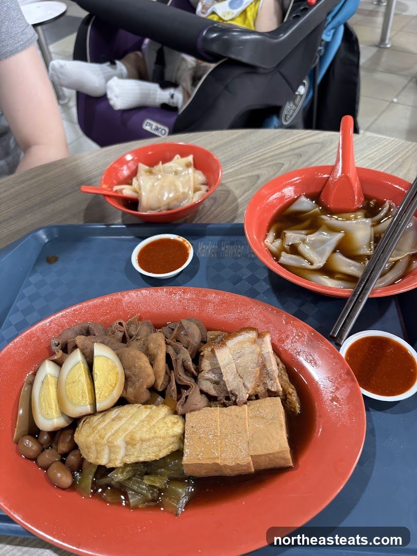 Braised Pork Belly and Offal Platter
