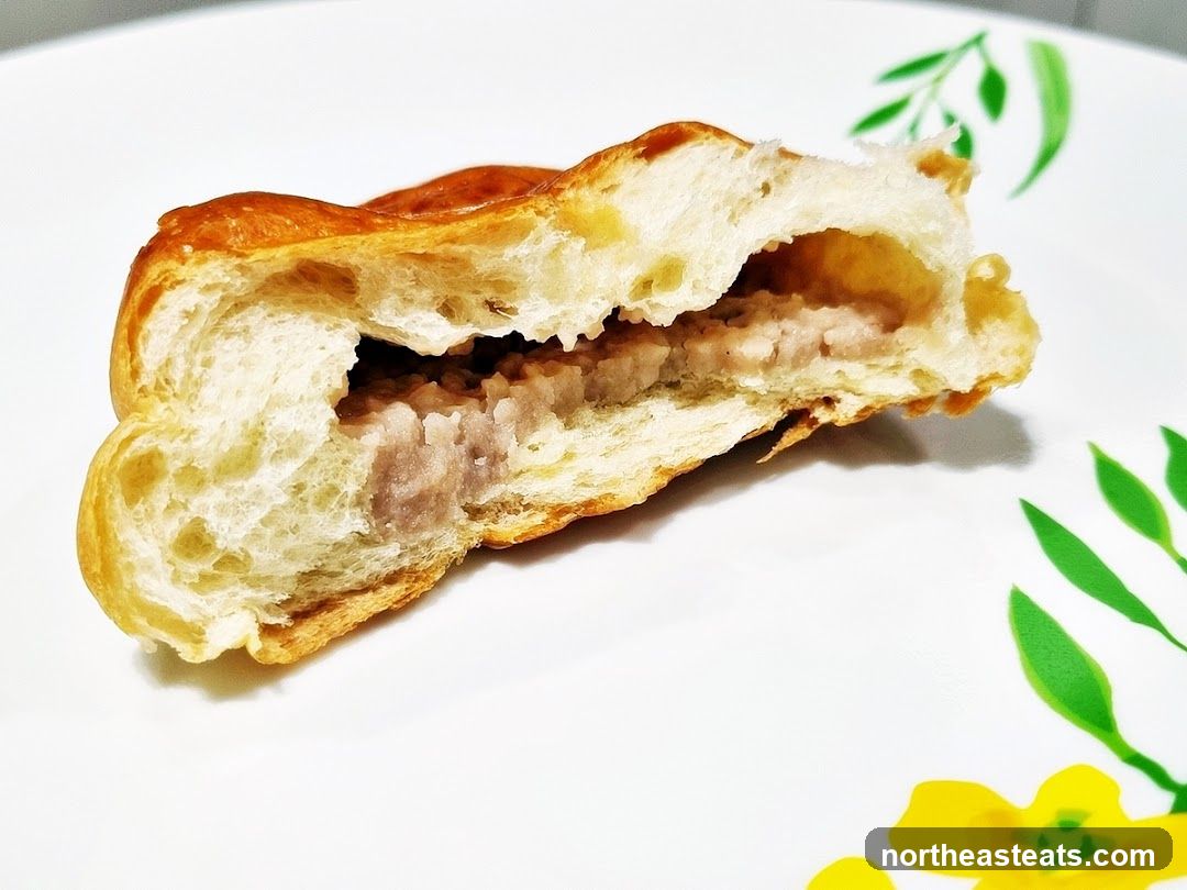 Taro filled pastry