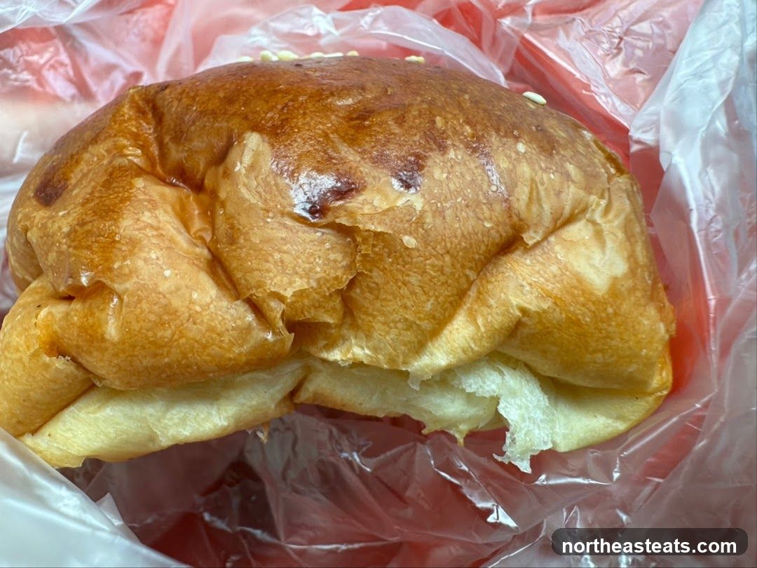 Bun with sesame seeds