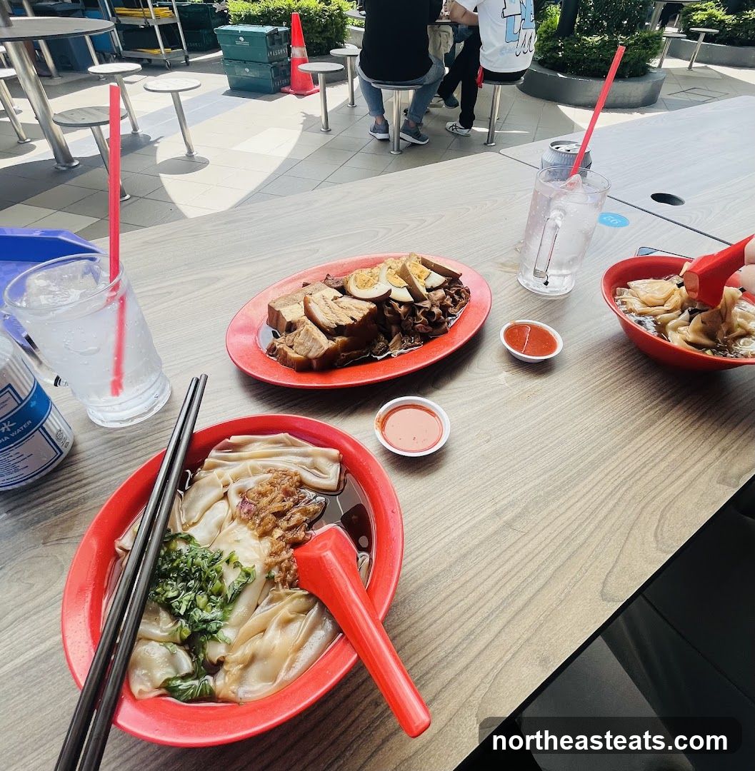 Table with Food and Drinks