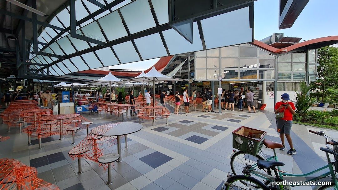 Outdoor Food Court with Seating