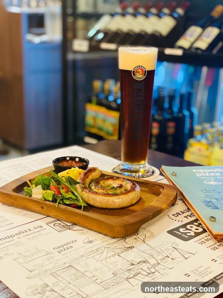 Sausage, Salad, and Beer