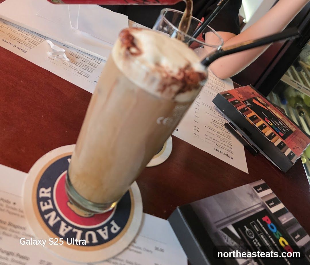 Iced Coffee and Menu